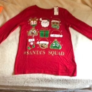 Long sleeve Santa’s Squad shirt
